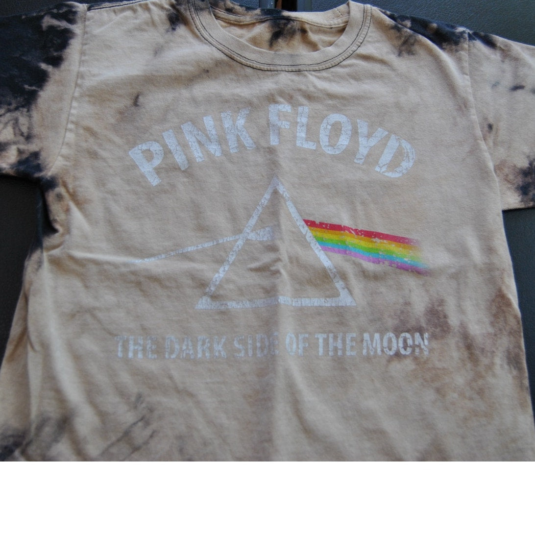 Pink Floyd The Dark Side of the Moon Short Sleeve Shirt Bleached