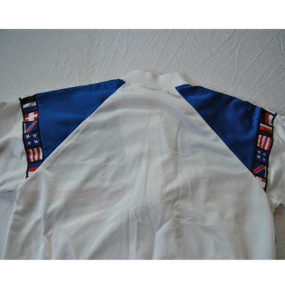 Vintage 80s Slazenger Jimmy Connors Full Zip Track Jacket Mens Large