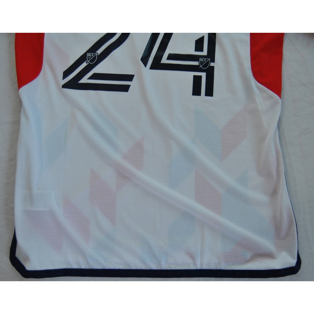 Adidas Chicago Fire Langhans #24 Soccer Jersey Large