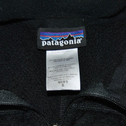 Patagonia Polartec Regulator R4 Black Full Zip Up Fleece Jacket Small