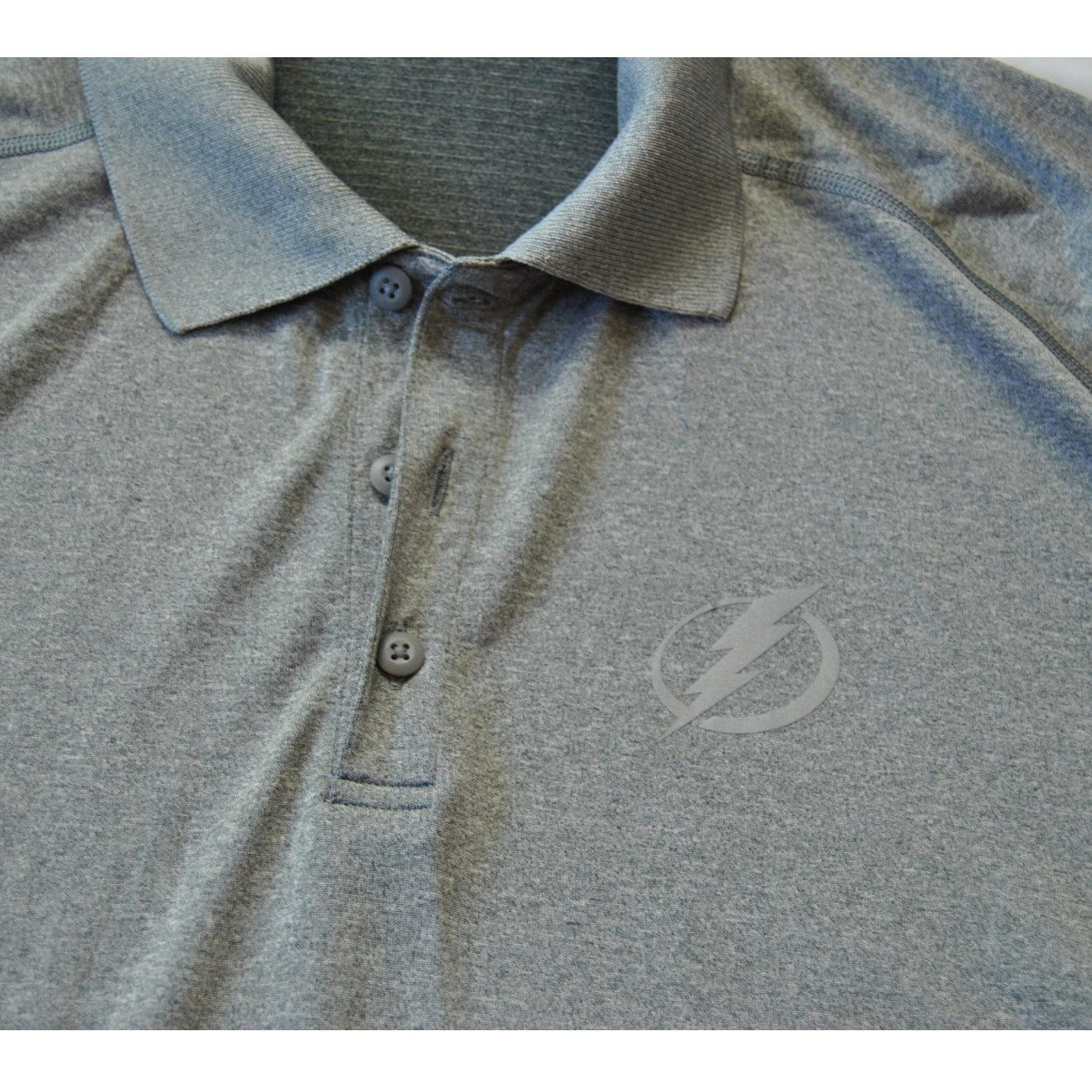 Lululemon Gray Tampa Bay Lightning XXL Short Sleeve Polo Shirt