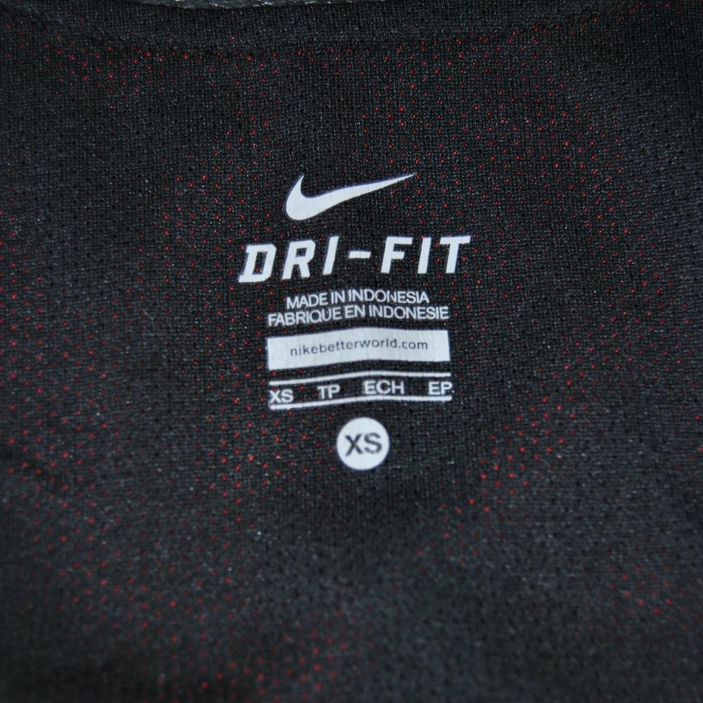 Ohio State Buckeyes X-Small Nike Red & Black Pinnie Tank Top