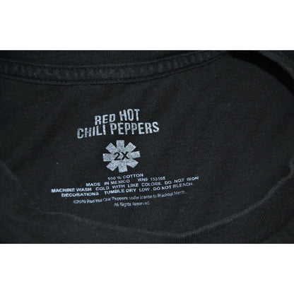 Red Hot Chili Peppers 2X-Large Black Short Sleeve Shirt