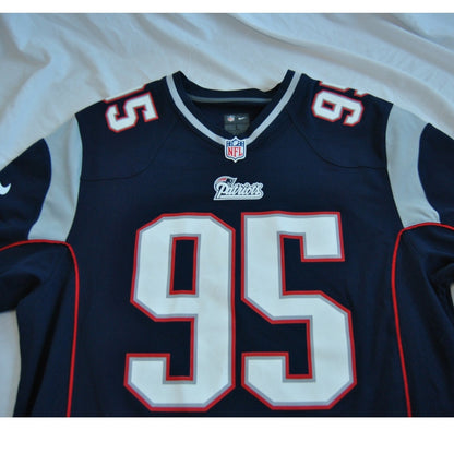 Chandler Jones #95 New England Patriots NFL Nike Game Day Jersey Large