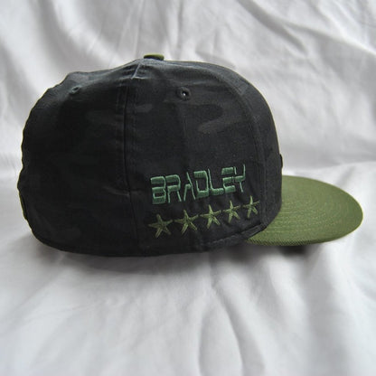 Atlanta Braves MLB Player Hat Fitted 7 3/8 Bradley Camo Black