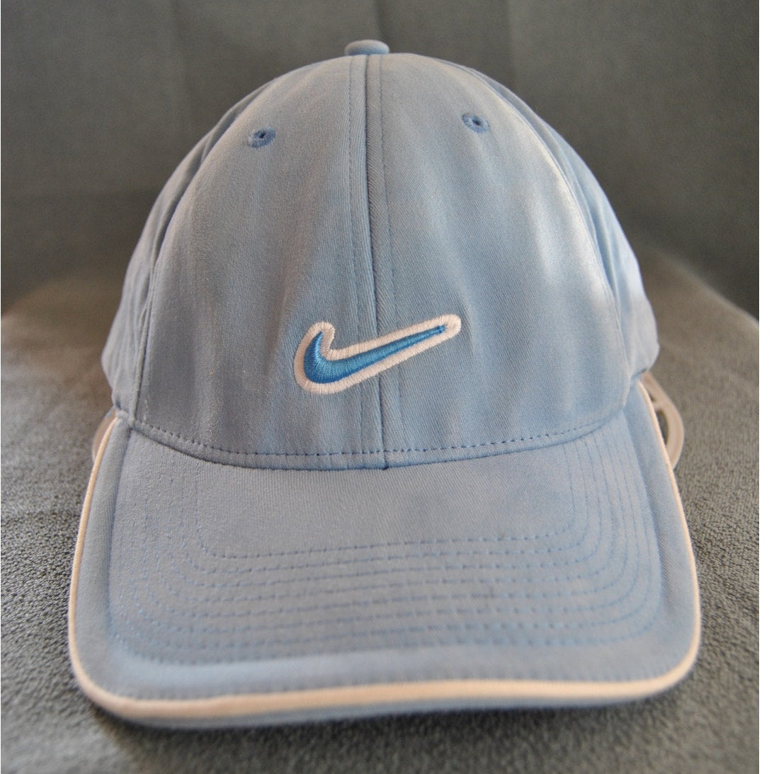Nike Classic Baby Blue Fitted Curved Brim Hat
