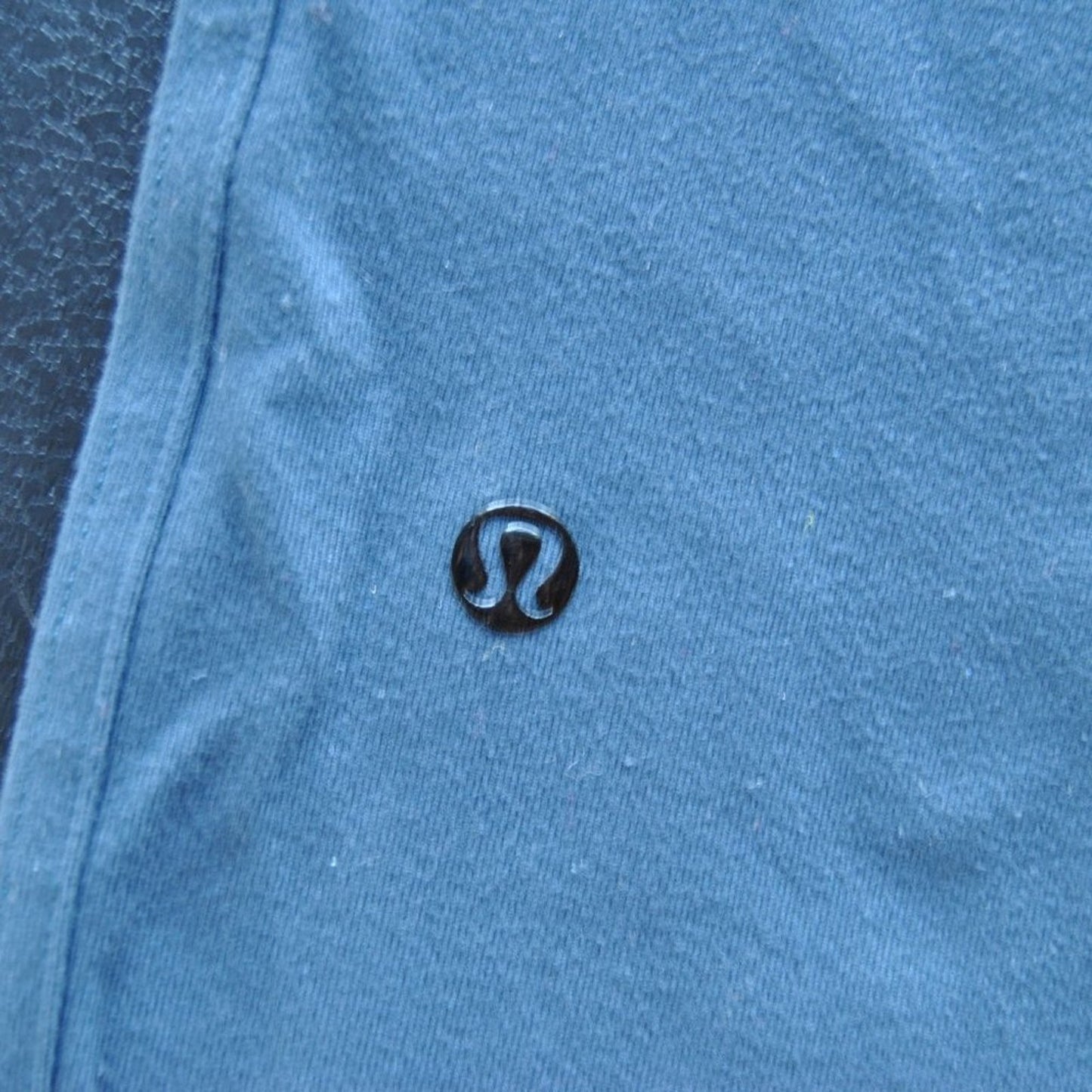 Lululemon Sweatpants Medium Blue w/ Black Stripe & Zipper Pockets