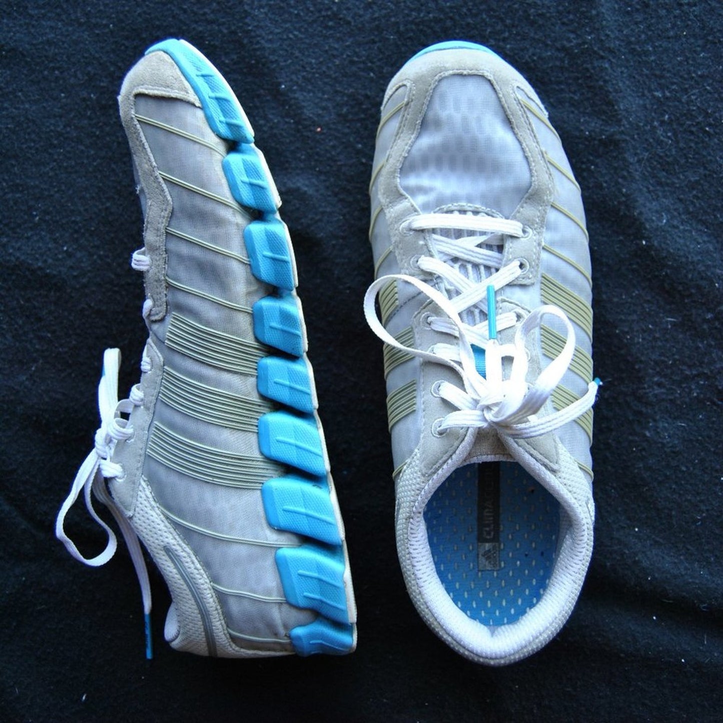 Adidas Clima Cool  Gray & Blue Size: 8.5 Women's Running Shoes