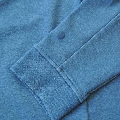 Lululemon Medium Blue Crewneck Sweater w/ 1/2 zip Side w/ Hidden Pocket