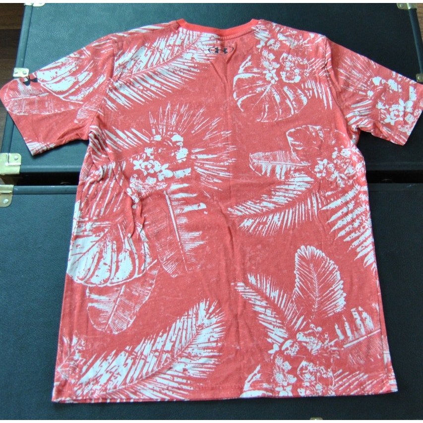 Under Armour The Rock Warrior Mana Floral Pattern Short Sleeve Shirt