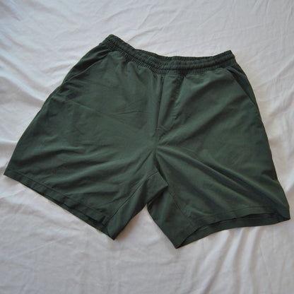 Lululemon Green Athletic Shorts w/ Inner Liner Large