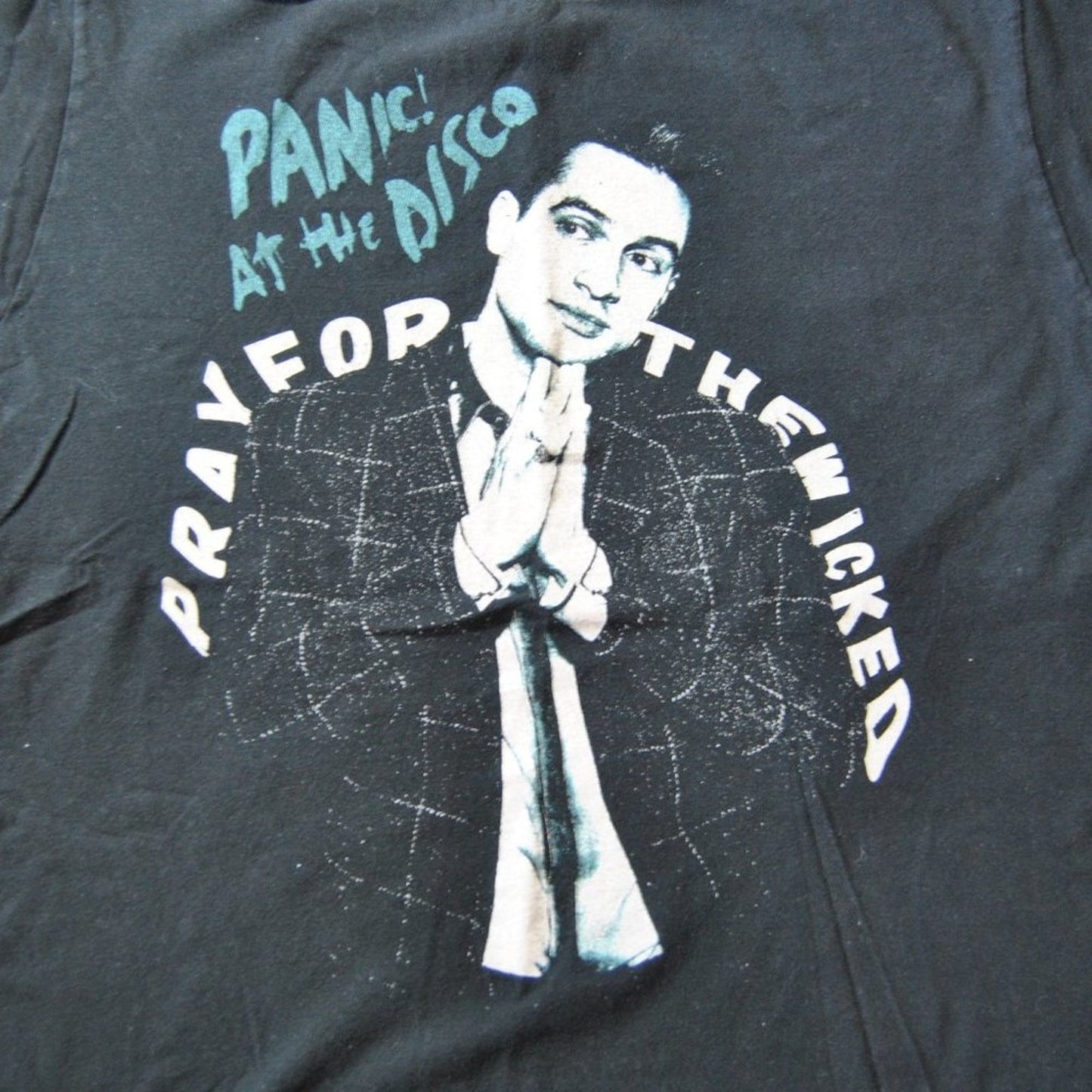 Panic at the Disco Pray for the Wicked 2018 Tour Large Black Short Sleeve Shirt