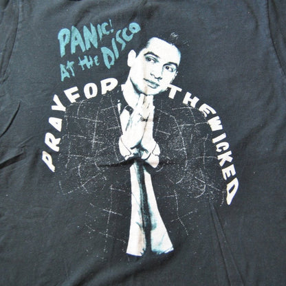 Panic at the Disco Pray for the Wicked 2018 Tour Large Black Short Sleeve Shirt