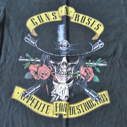 Guns and Roses Appetit for Destruction Large Black Short Sleeve Shirt
