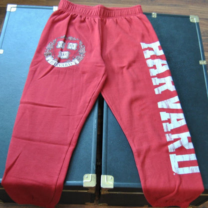 Harvard University Medium Crimson & White School Sweatpants