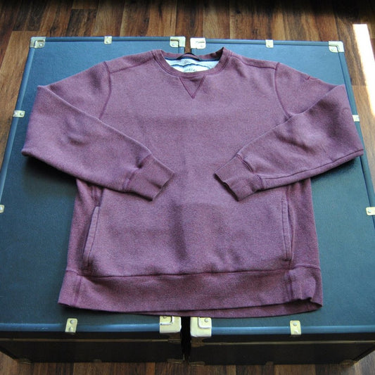 Moosejaw Mountaineering Medium Crewneck Sweater with Pockets Maroon