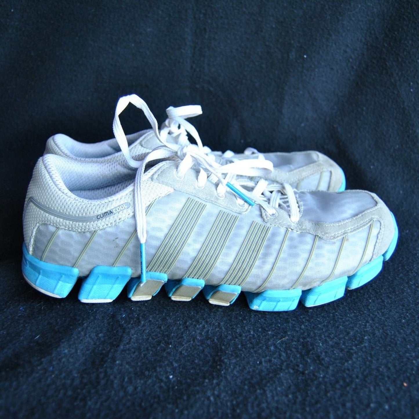 Adidas Clima Cool  Gray & Blue Size: 8.5 Women's Running Shoes