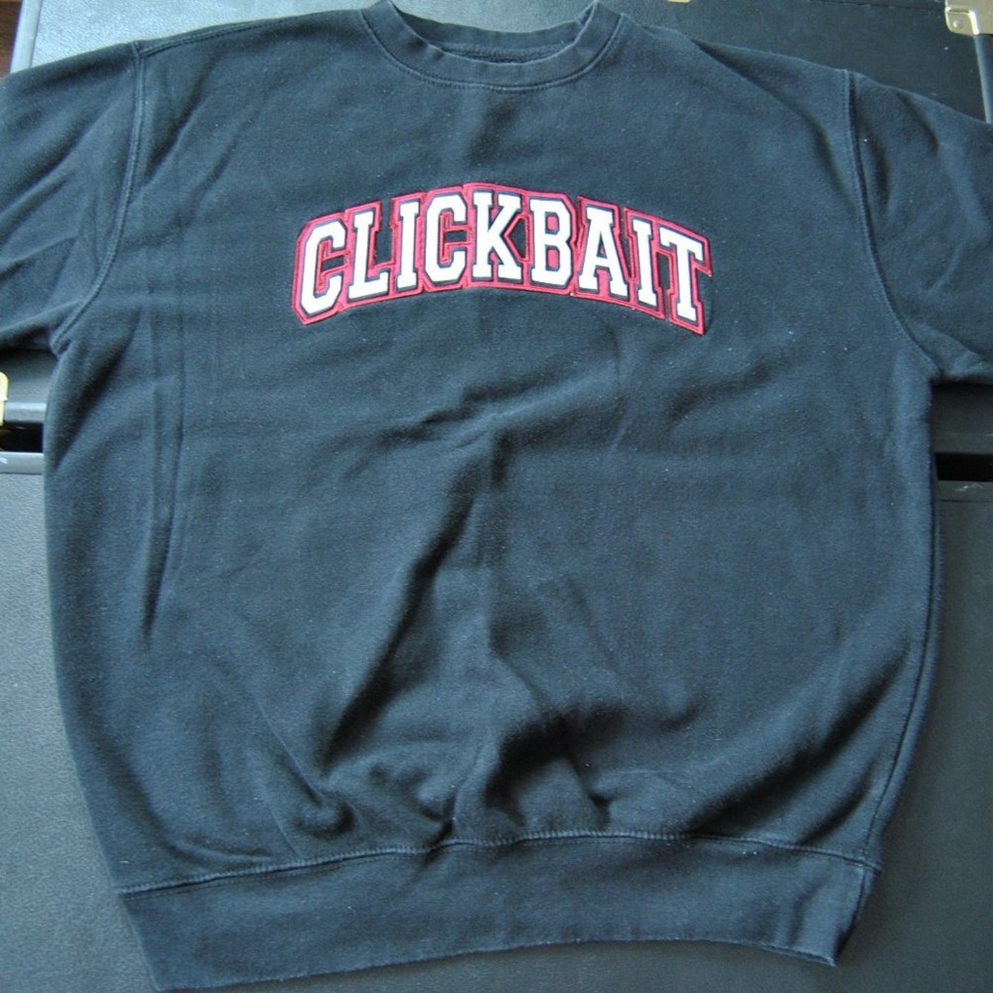 Clickbait Crewneck Sweater Black