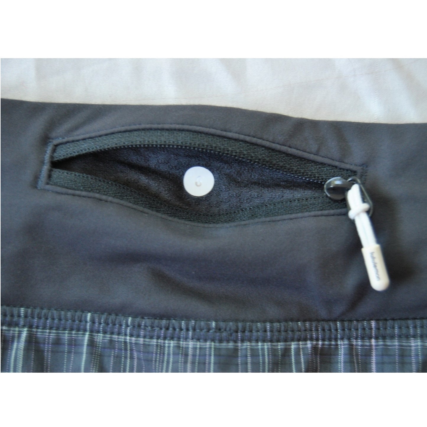 Lululemon Run Speed Short Coal Pig Pink Shale Stripe Size 6