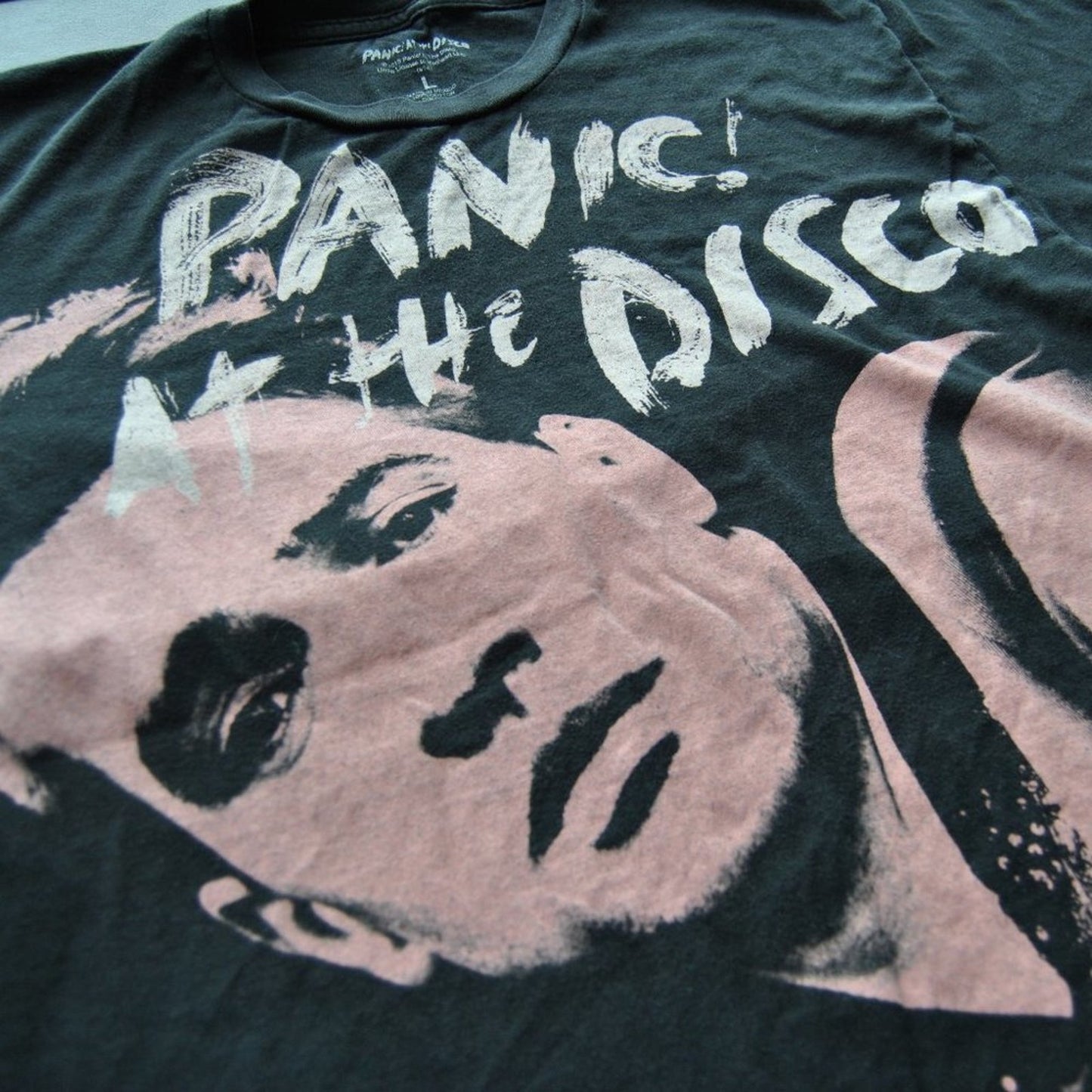 Panic! At the Disco Large Black Short Sleeve Shirt