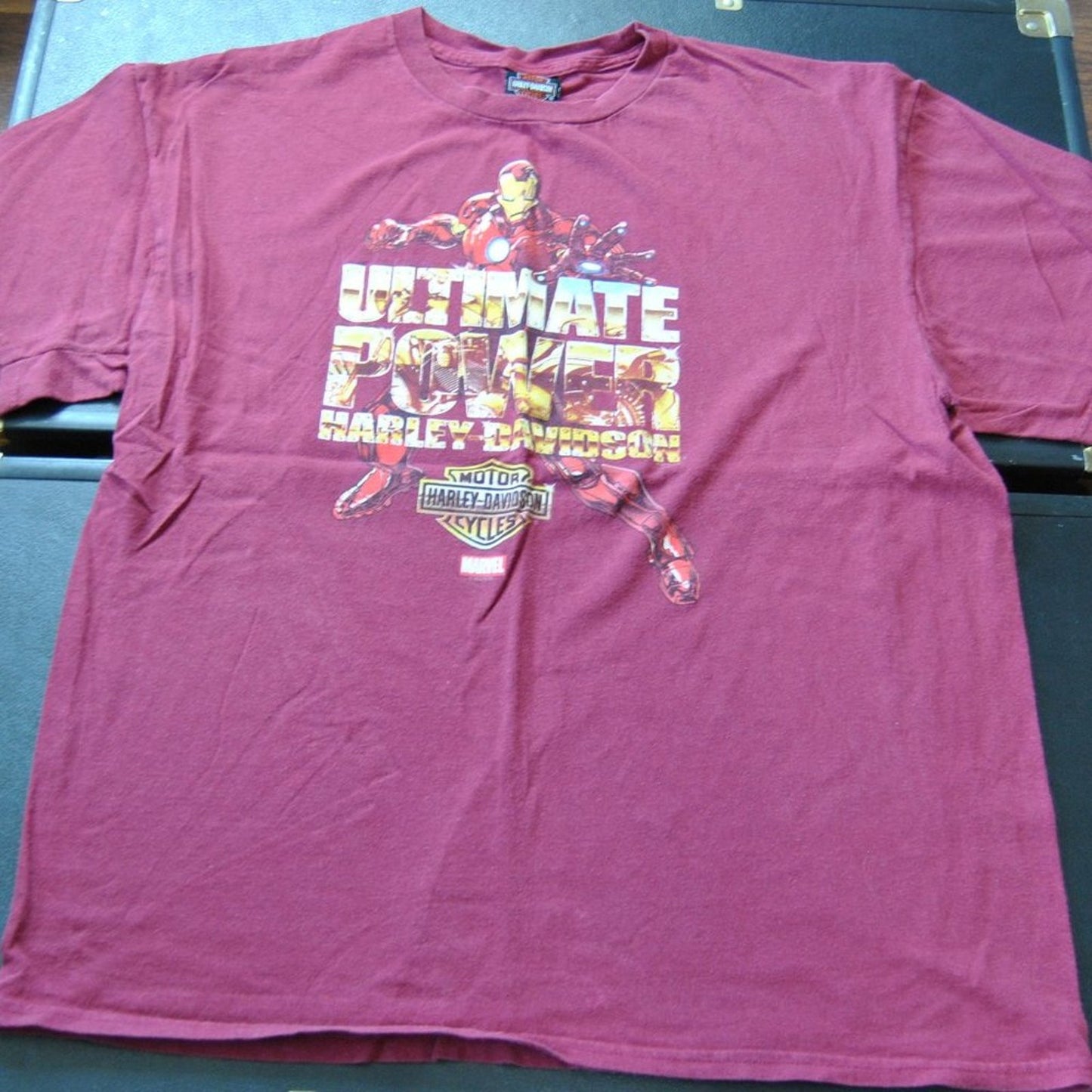 Marvel Iron Man Ultimate Power Harley-Davidson Motorcycles Shirt
