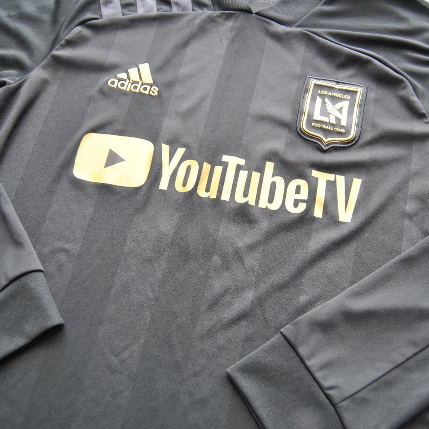 Los Angeles Football Club YouTube Adidas Aeroready Medium Long Sleeve Shirt