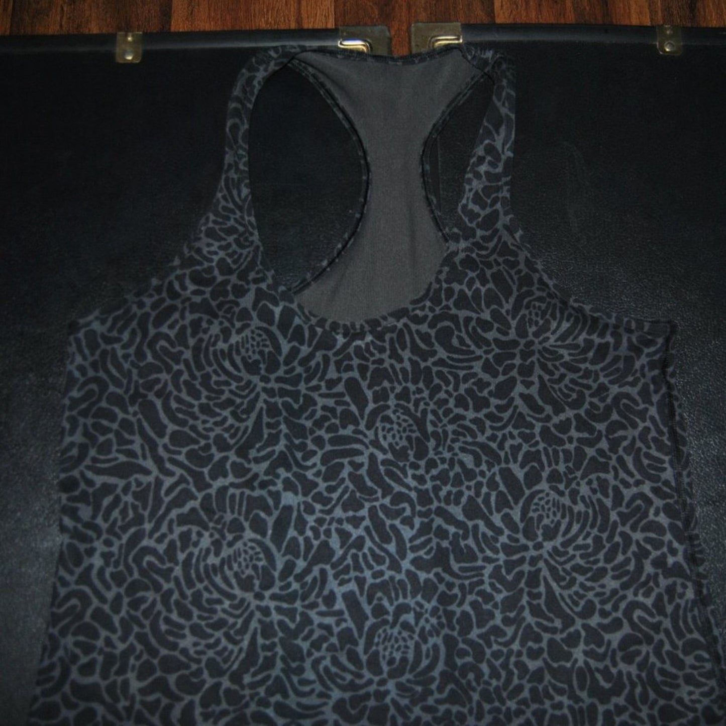 Lululemon Tank Top Black Gray Design Size: 8 (No tag)