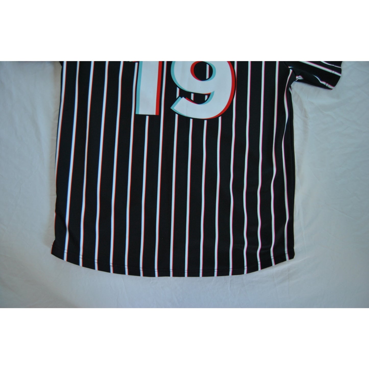 Wubaholics Jersey Shirt Black with Trippy Stripes #19