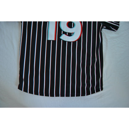 Wubaholics Jersey Shirt Black with Trippy Stripes #19