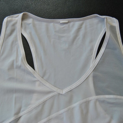 Lululemon Mesh Pattern Tank Top White