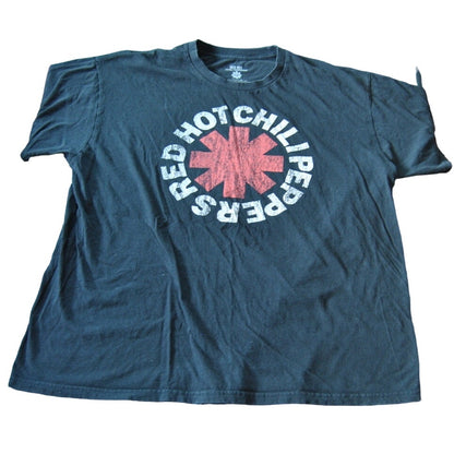 Red Hot Chili Peppers 2X-Large Black Short Sleeve Shirt