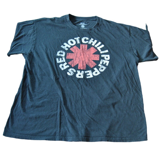 Red Hot Chili Peppers 2X-Large Black Short Sleeve Shirt