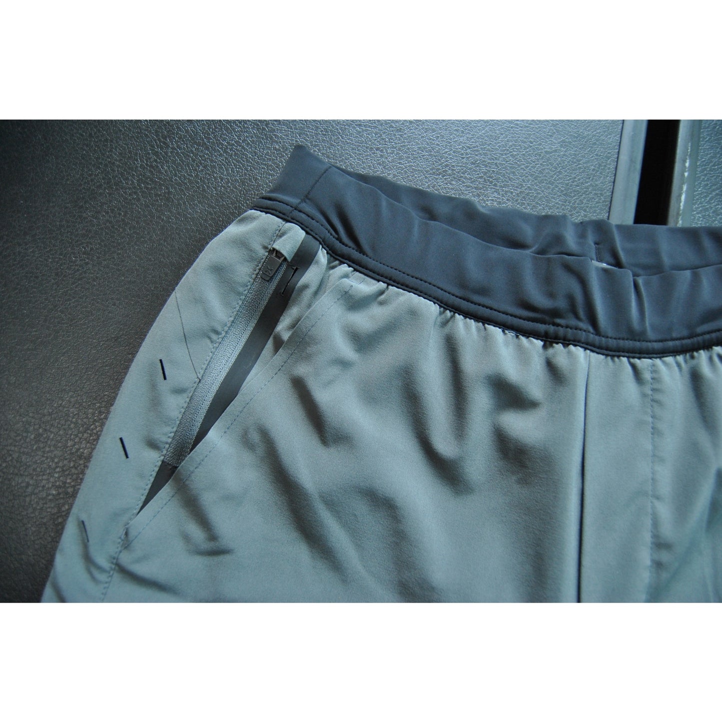 Ten Thousand Small Gray & Black Interval Shorts w/ Pockets