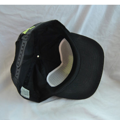 Vintage 90s Newport Pleasure Black Promo Black & Green Snapback Hat