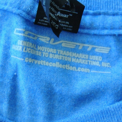 Corvette XX-Large Blue Short Sleeve Shirt