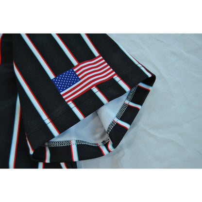 Wubaholics Jersey Shirt Black with Trippy Stripes #19