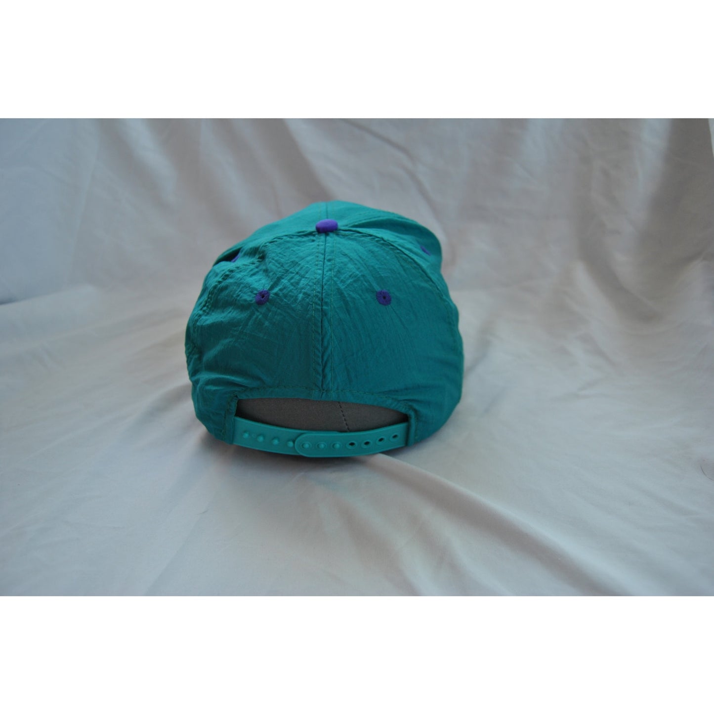 Statue Liberty New York City 90s Vintage Teal & Purple Snapback Hat