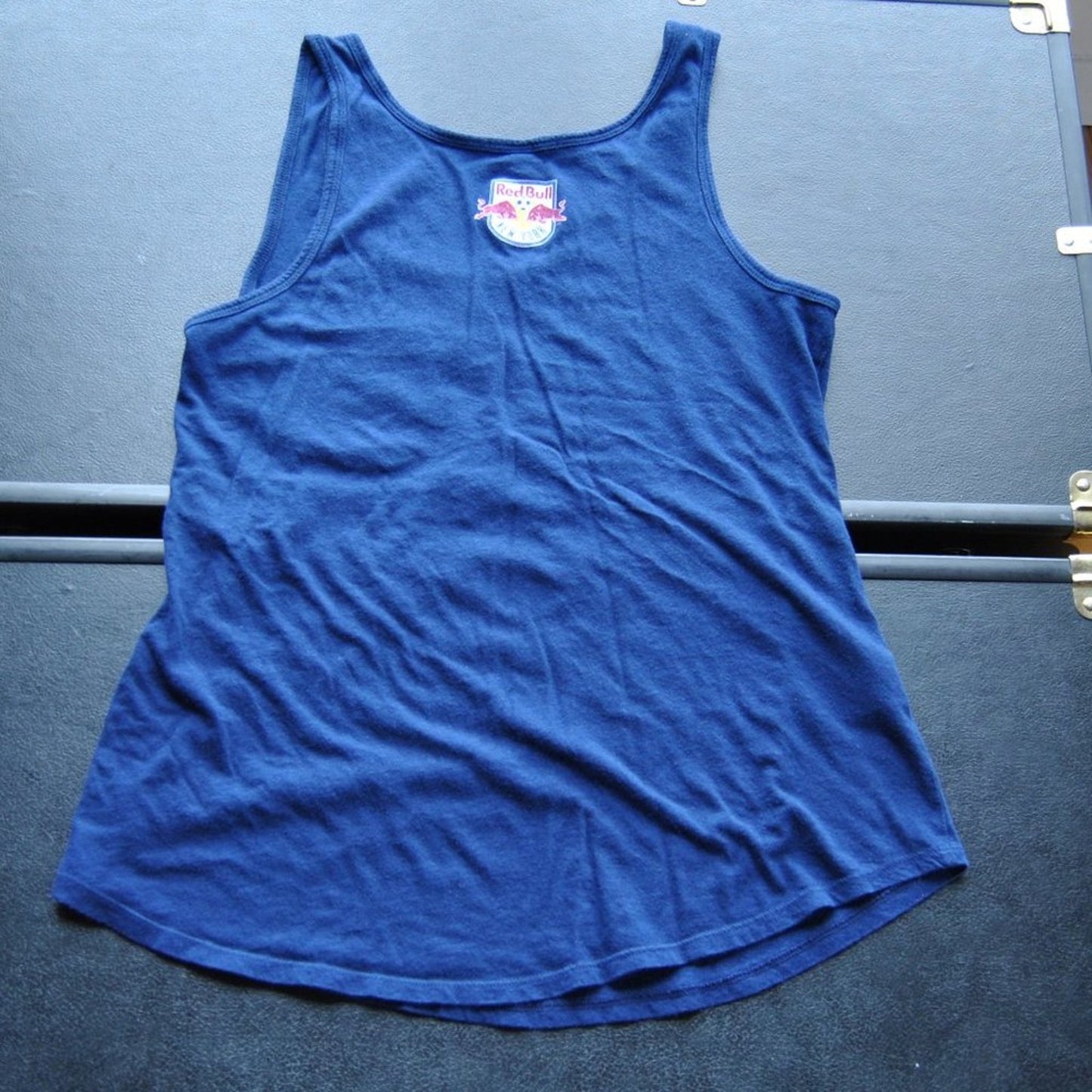 New York Redbull Mitchell & Ness Small Navy Blue Tank Top