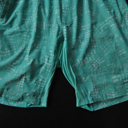 Lululemon Medium/Large Teal Blue Athletic Hybrid Shorts