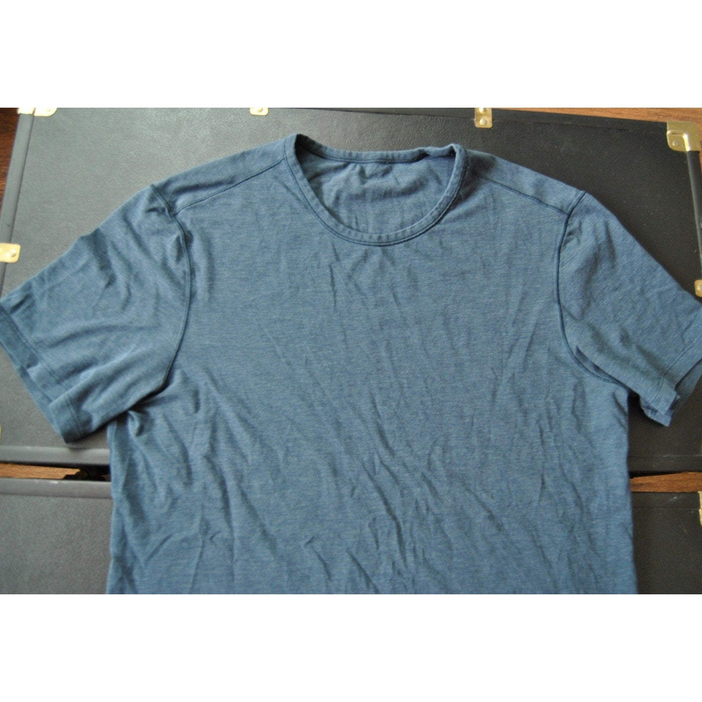 Lululemon Medium Fit Blue Short Sleeve Everyday Shirt
