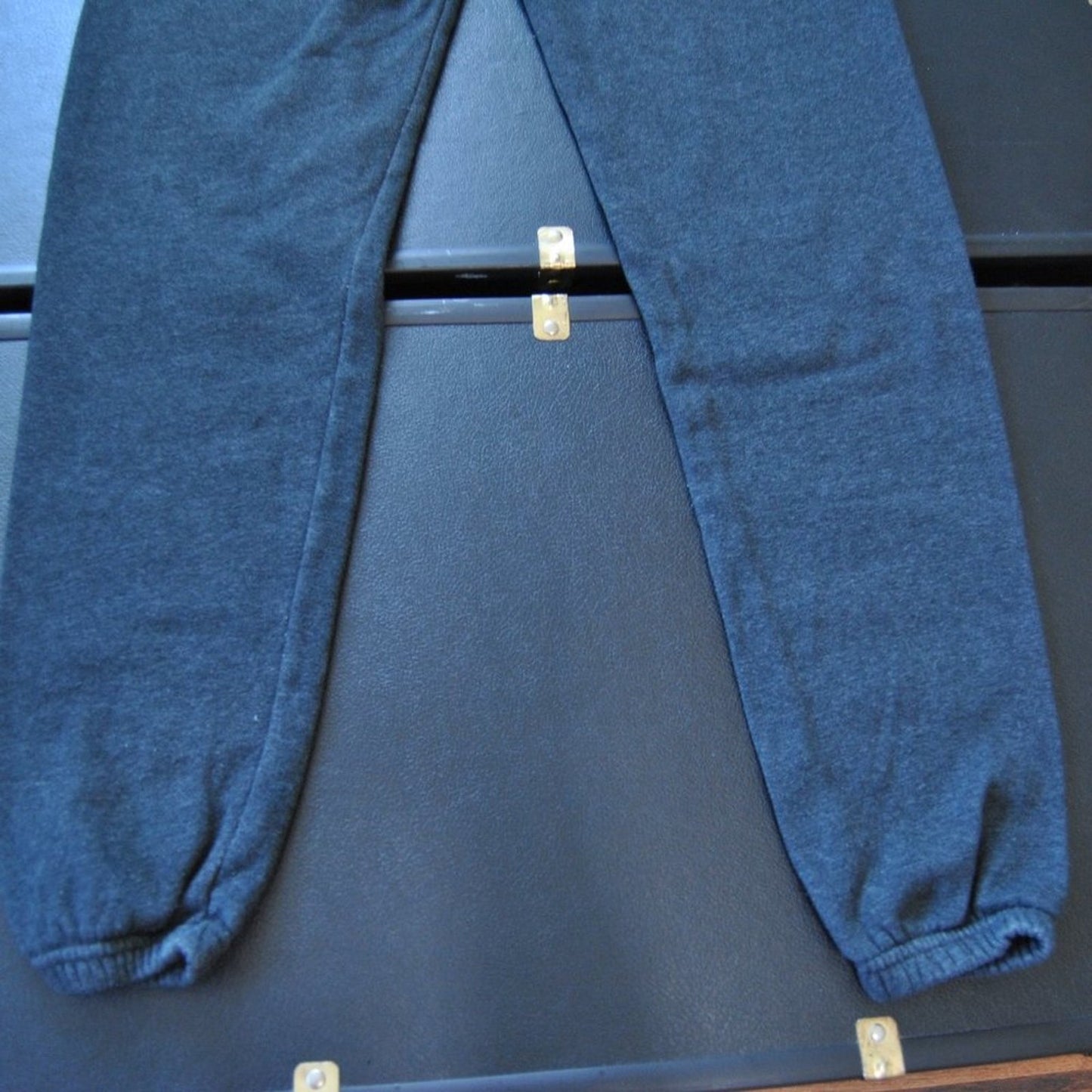 Stussy X-Small Gray & Purple Script Jogger Sweatpants w/ Drawstring