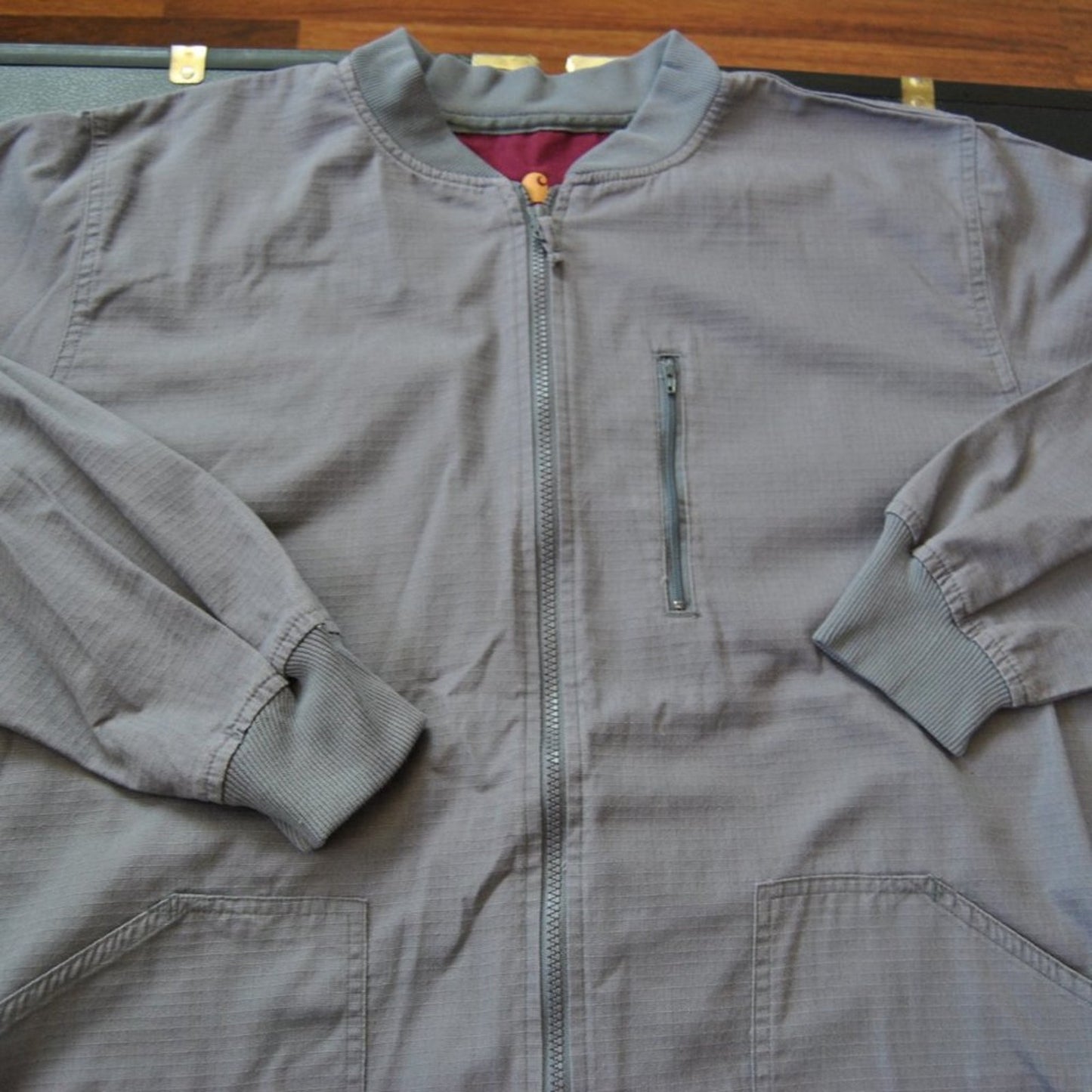 Carhartt Men's Rugged Flex Ripstop Utility Warm-Up Medium Lightweight Jacket