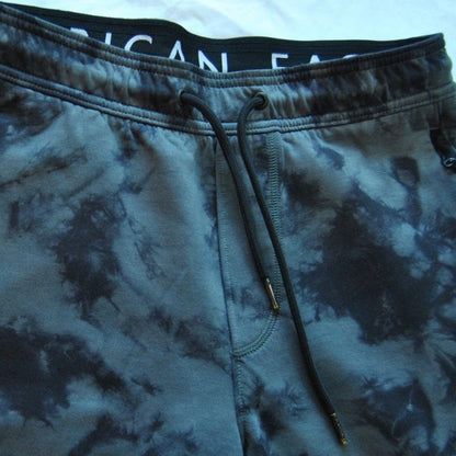 American Eagle Shorts Smoke Design Black Gray Small