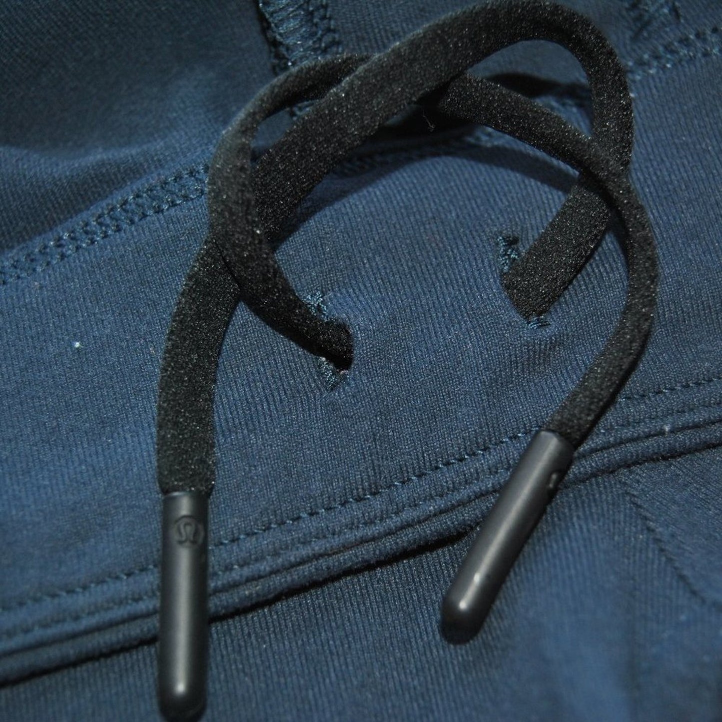 Lululemon Sweatpants Medium Blue w/ Black Stripe & Zipper Pockets