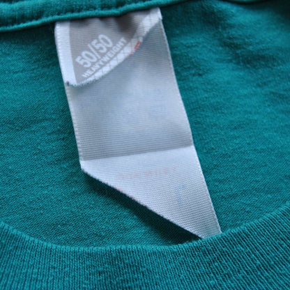 Wolf by Mike Patrick Large Teal Short Sleeve Shirt