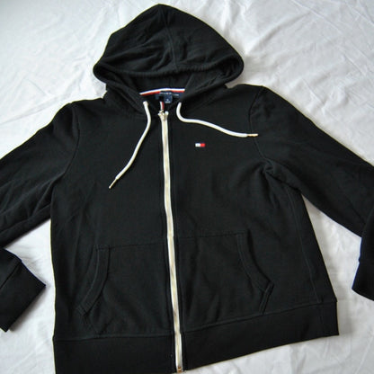 Tommy Hilfiger Medium Black Full Zip-up Lightweight Hoodie