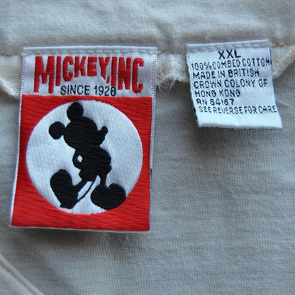 Mickey Inc Short Sleeve Team Mickey XX-Large Button up Baseball Jersey