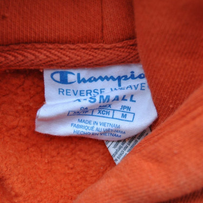Champion X-Small Orange Reverse Weave Hoodie