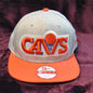 Cleveland Cavaliers New Era 9Fifty Orange & Gray Snap Back Hat (OSFM)