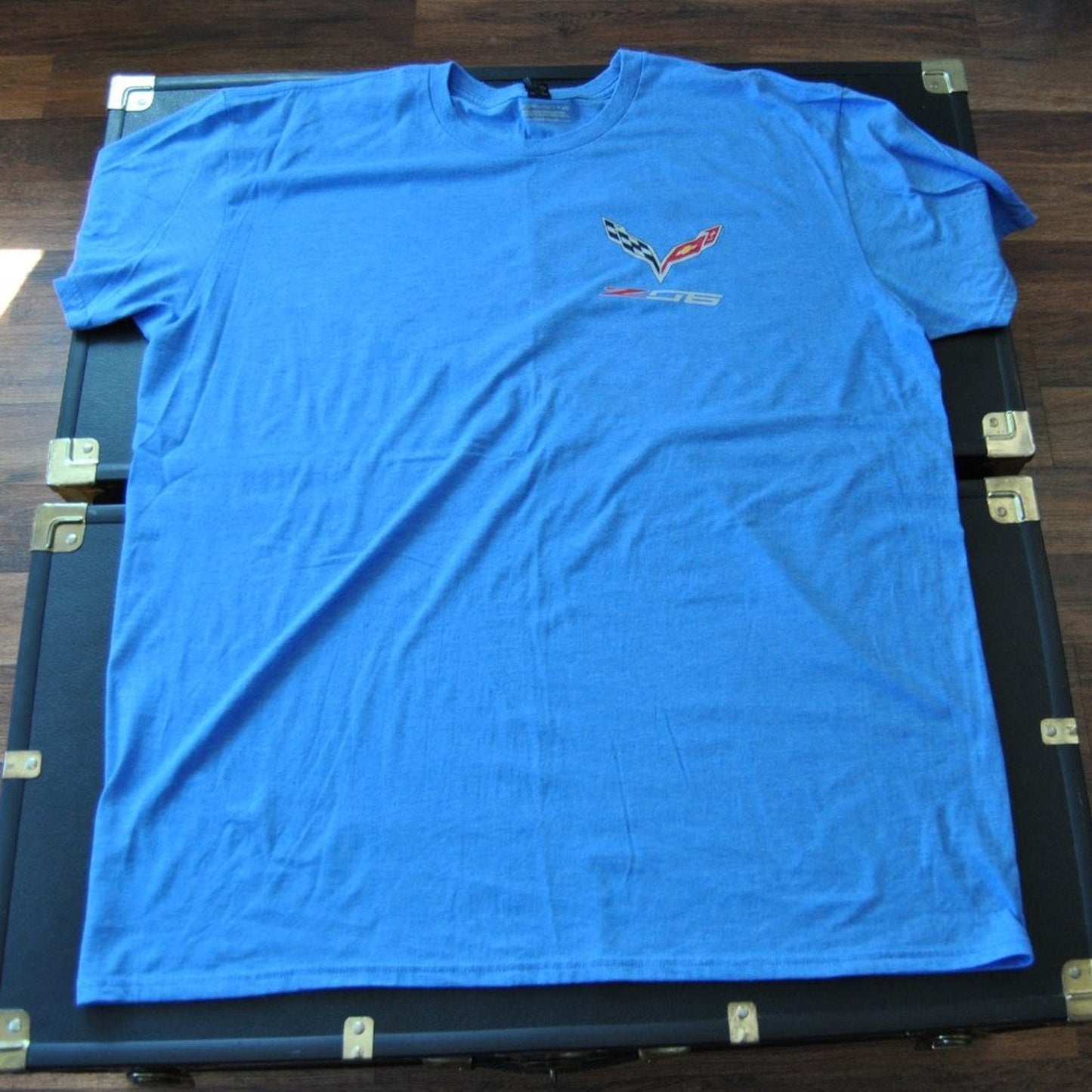Corvette XX-Large Blue Short Sleeve Shirt